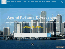 Tablet Screenshot of anandkulkarniandassociates.com